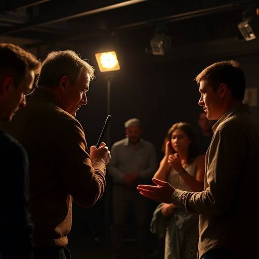 Image depicting method acting class