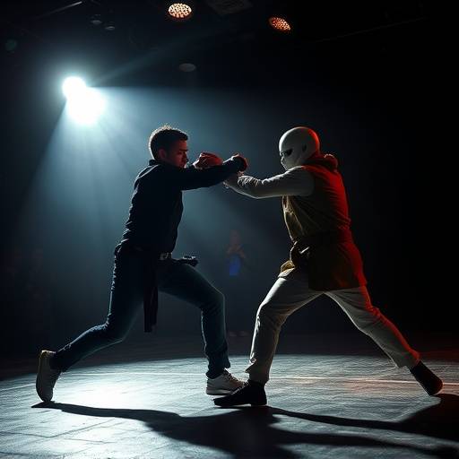 Image depicting stage combat training